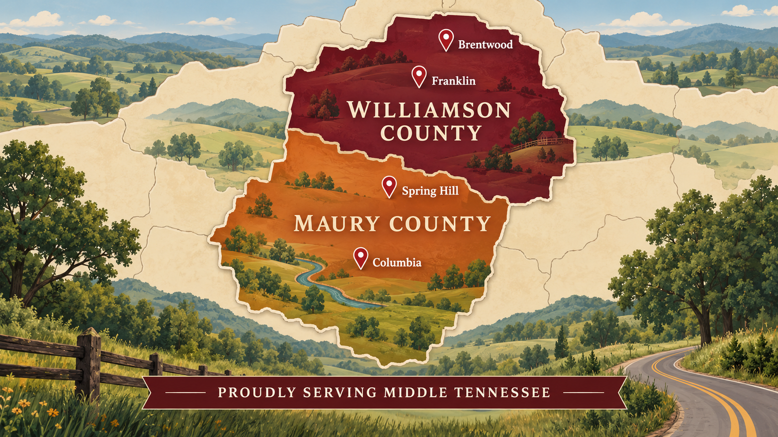 Local equipment transportation through Middle Tennessee